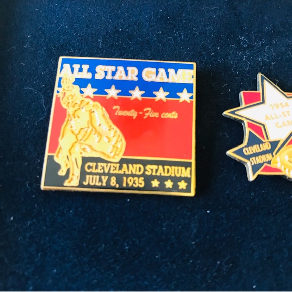 Very Rare Set Cleveland Indians 5 All Star Game Commemoration Pins - Picture 4 of 8